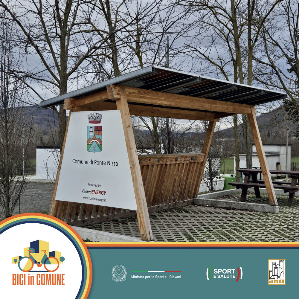 Una nuova area attrezzata per ciclisti, cittadini e visitatori.