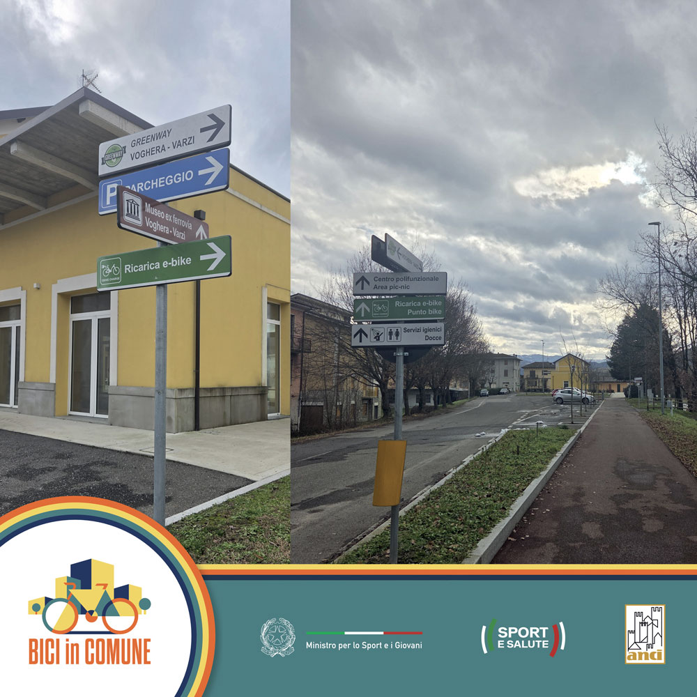 Una nuova area attrezzata per ciclisti, cittadini e visitatori.